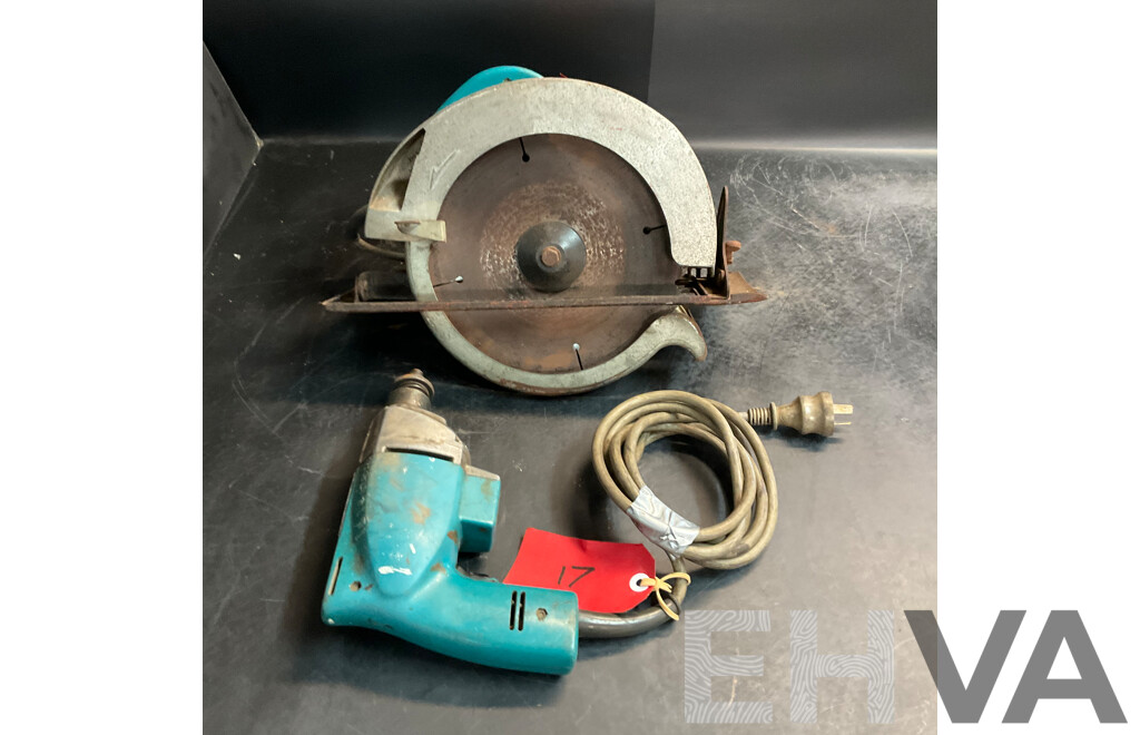 MAKITA 5900B Circular Saw & Screw Gun - Lot of 2
