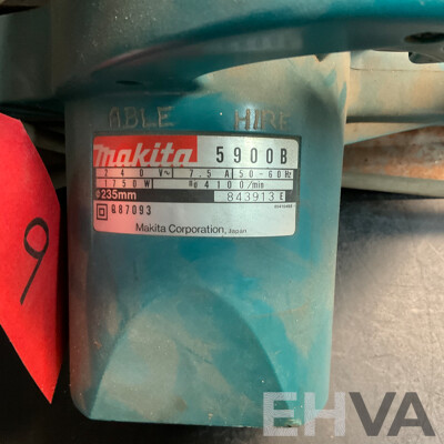 MAKITA 5900B 235mm Circular Saw & 9045N Finishing Sander - Lot of 2