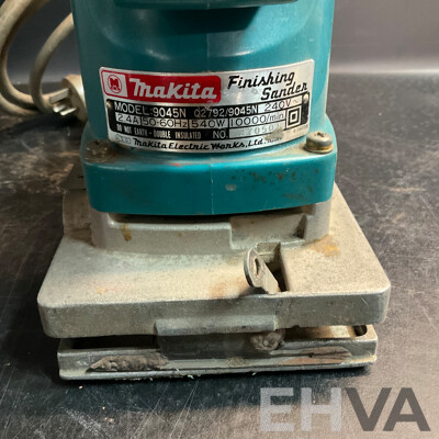 MAKITA 5900B 235mm Circular Saw & 9045N Finishing Sander - Lot of 2