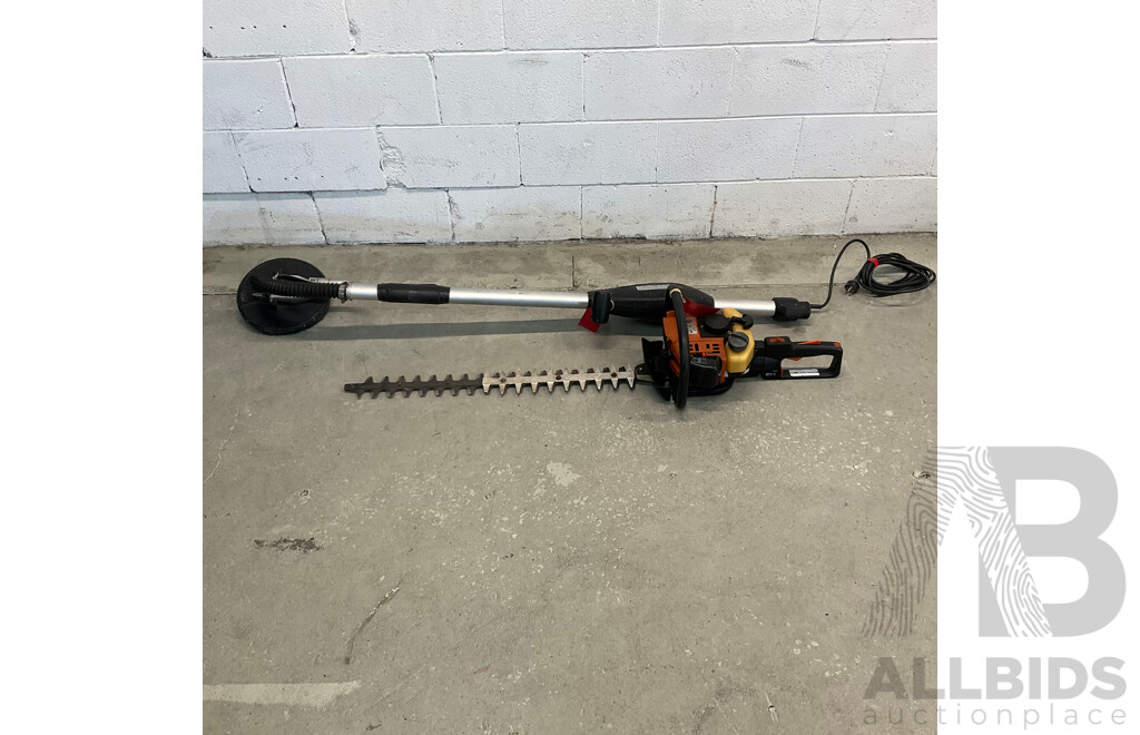 Hedge Trimmer & DRYWALL Ceiling Sander - Lot of 2