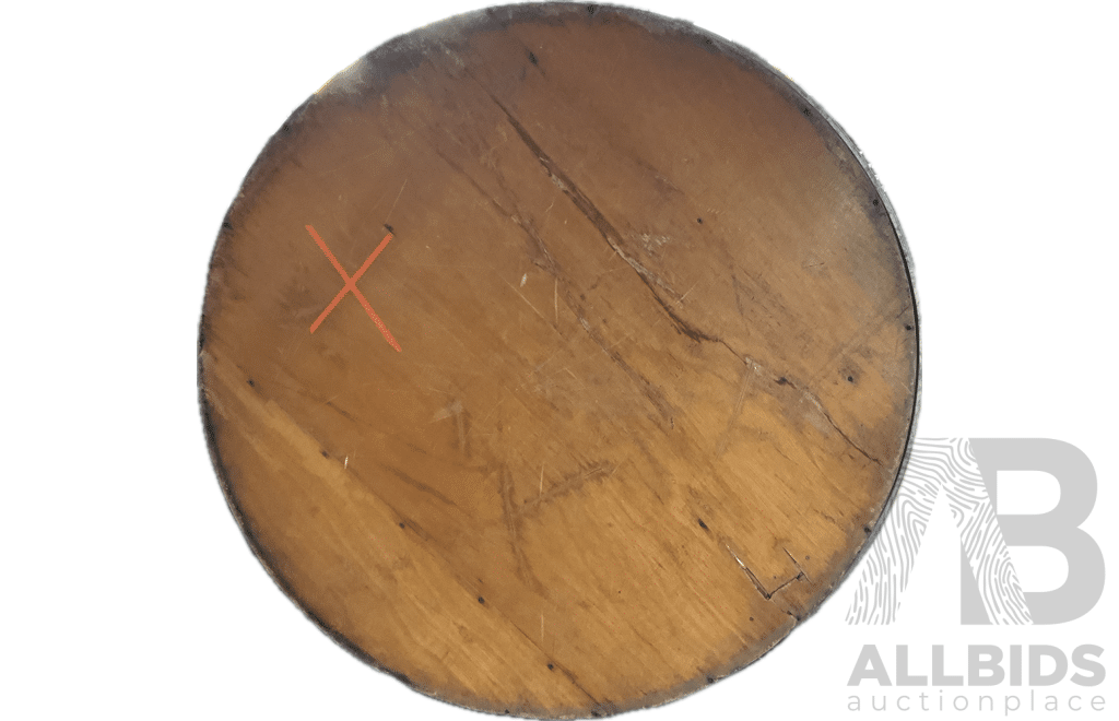 2 XRound Timber Banquet Table