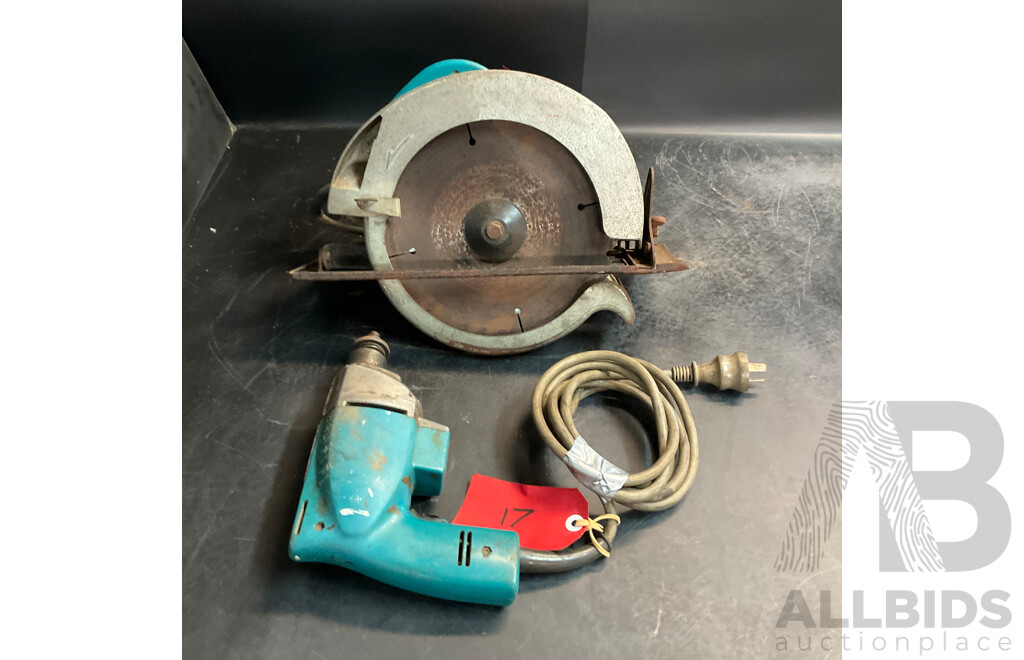 MAKITA 5900B Circular Saw & Screw Gun - Lot of 2