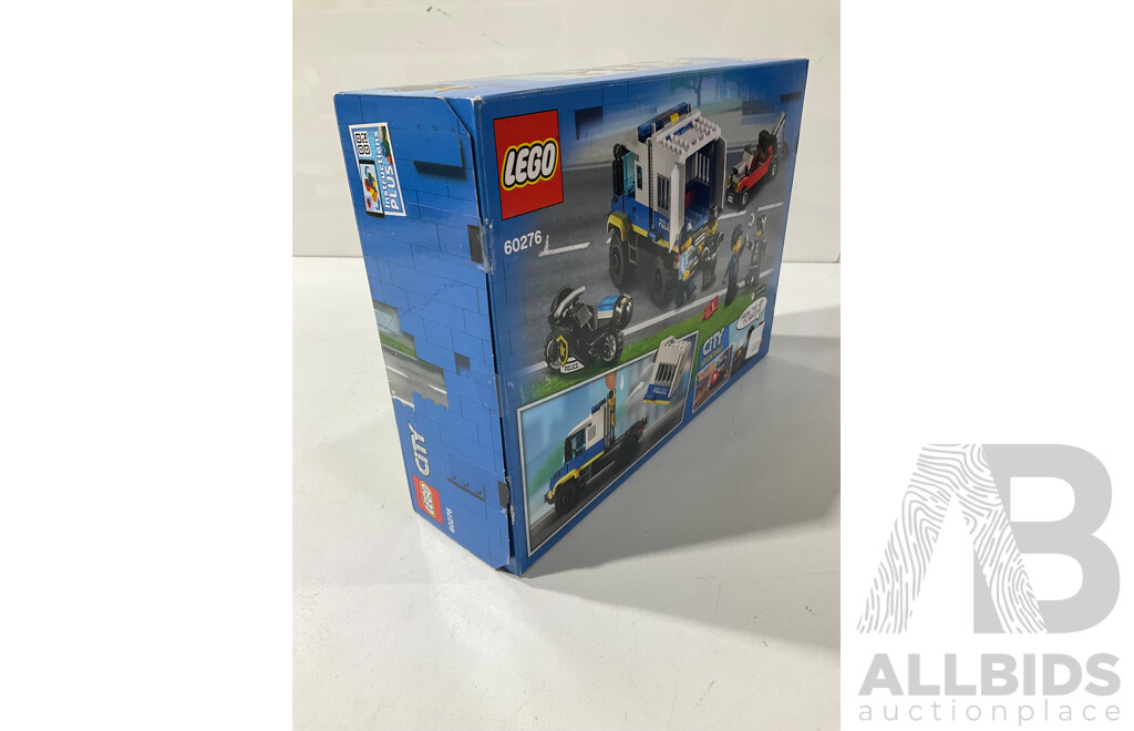 Collection Five Lego Sets Comprising 60248, 60276, 60428, 60324 & 8486