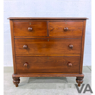 19th Century Cedar Chest of Four Drawers