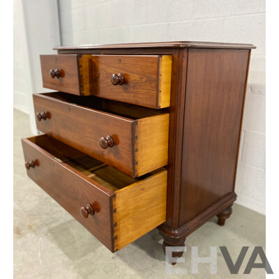 19th Century Cedar Chest of Four Drawers