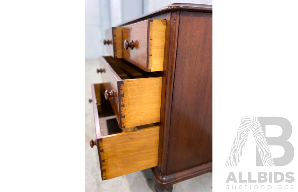 19th Century Cedar Chest of Four Drawers