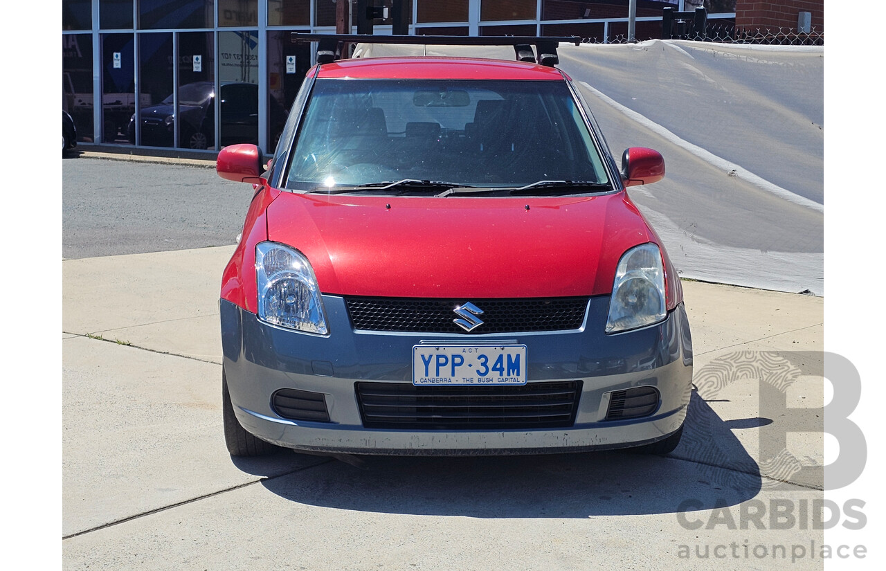 5/2009 Suzuki Swift  EZ 07 UPDATE 5d Hatchback Red 1.5L