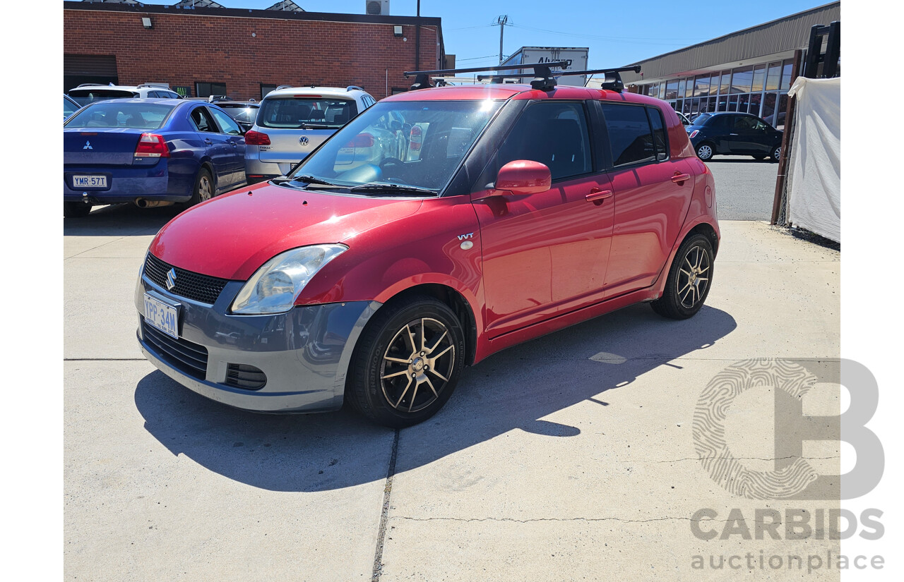 5/2009 Suzuki Swift  EZ 07 UPDATE 5d Hatchback Red 1.5L