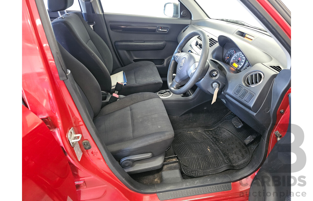 5/2009 Suzuki Swift  EZ 07 UPDATE 5d Hatchback Red 1.5L