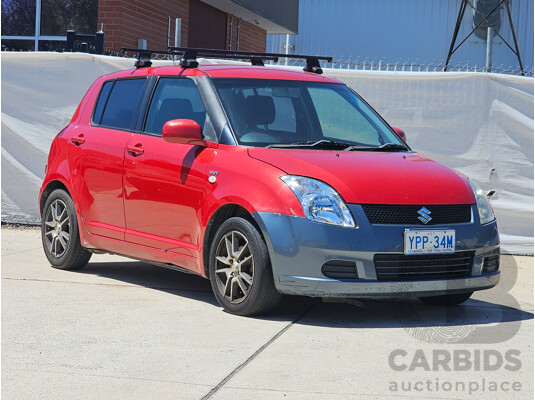 5/2009 Suzuki Swift  EZ 07 UPDATE 5d Hatchback Red 1.5L