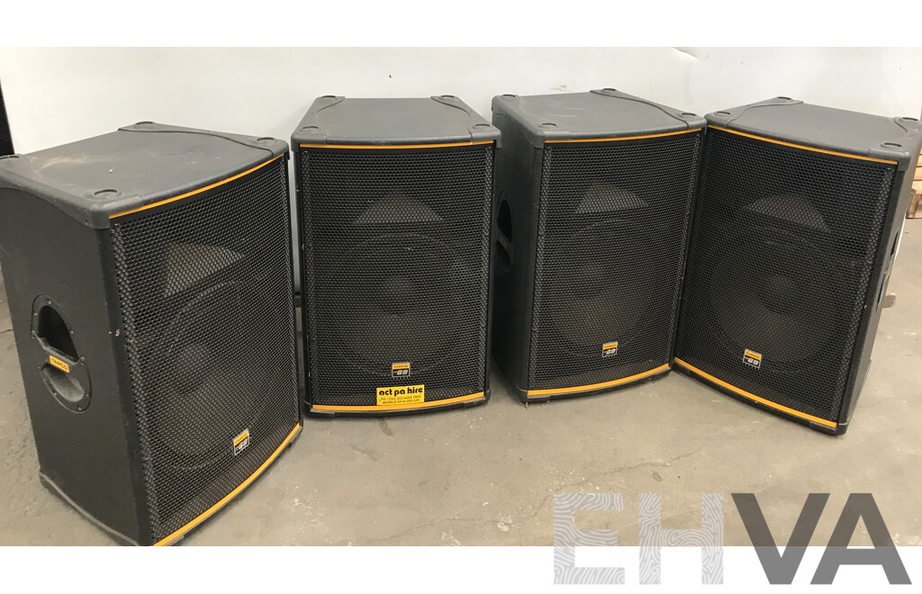 Tapco 69 Series 2-Way Loudspeakers - Lot of 4