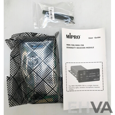 Mipro (MRM-70-R/MRM-70B) Wireless Diversity Receiver Module
