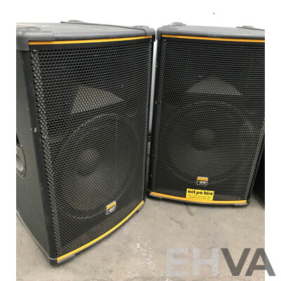 Tapco 69 Series 2-Way Loudspeakers - Lot of 4