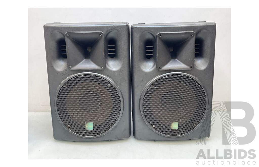 Australian Monitor Pro Series Active 2 Way Full Range Speaker - Set of 2