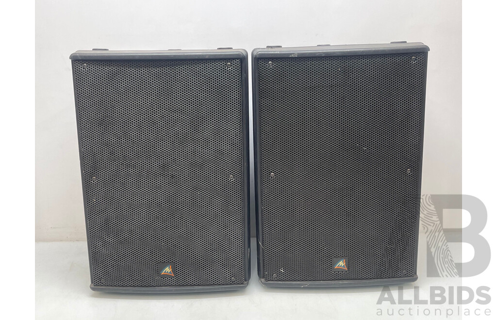 Australian Monitor 2 Way Full Range Speakers - Set of 2