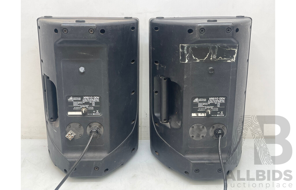 Australian Monitor 2 Way Full Range Speakers - Set of 2