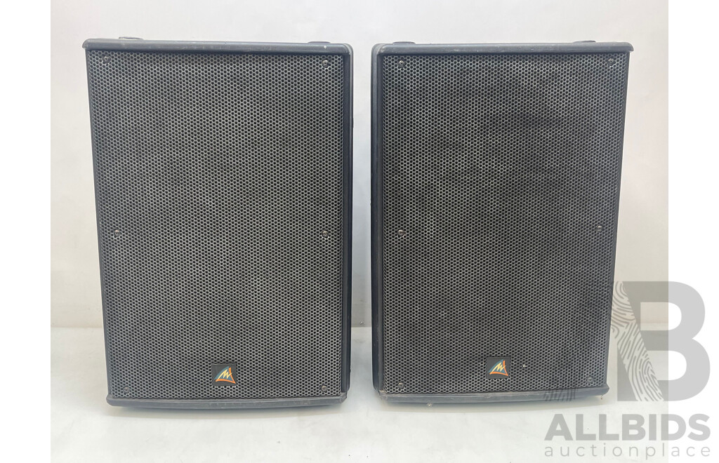 Australian Monitor 2 Way Full Range Speakers - Set of 2