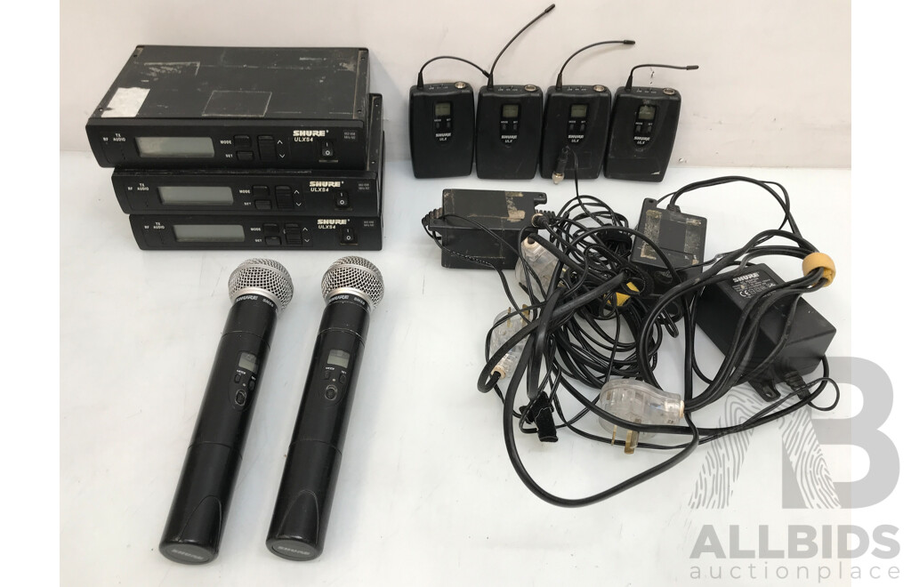 Shure Receivers and Beltpack & Handheld Transmitters