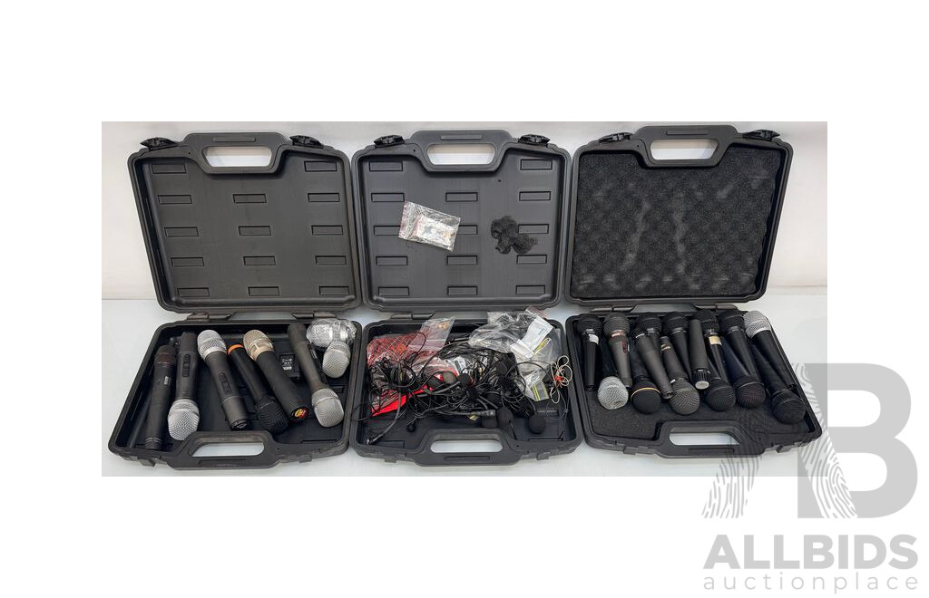 Variety of Headworn and Vocal Microphones