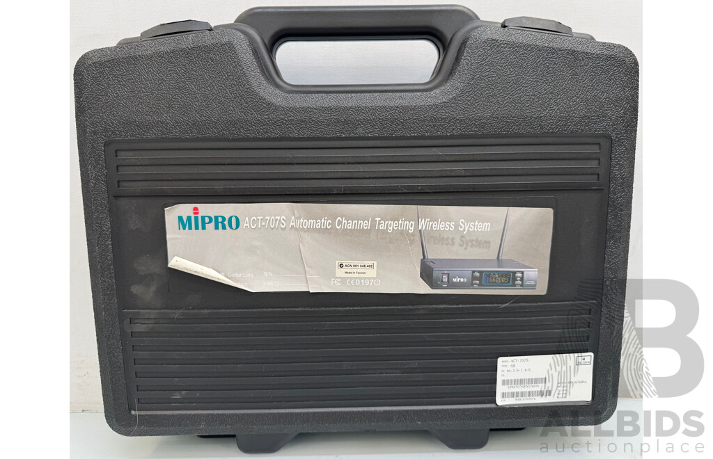 Mipro Automatic Channel Targeting Wireless System
