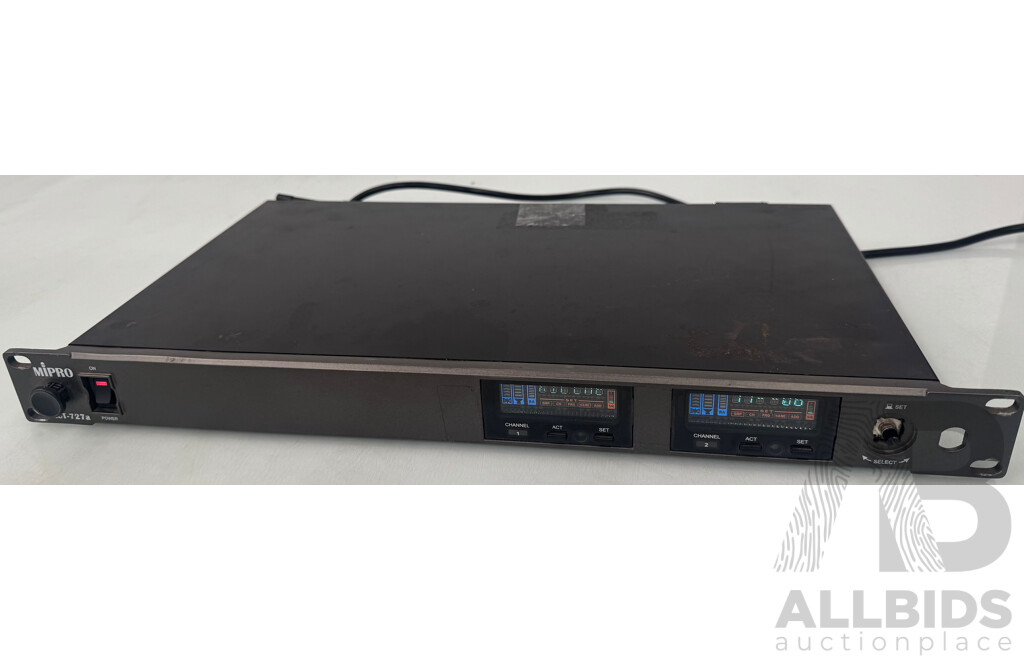 Mipro UHF Analog Wideband Dual-Channel Receiver