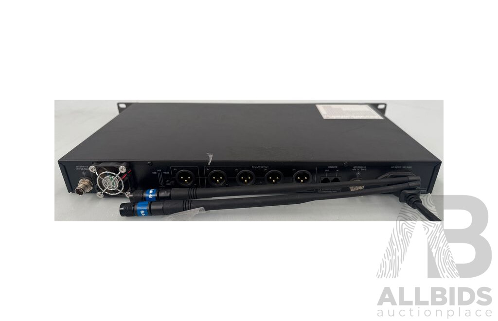 Mipro UHF Analog Wideband Quad-Channel Receiver