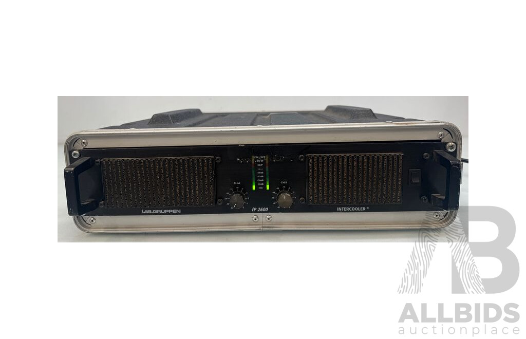 Lab Gruppen (FP2600) Amplifier in Roadcase