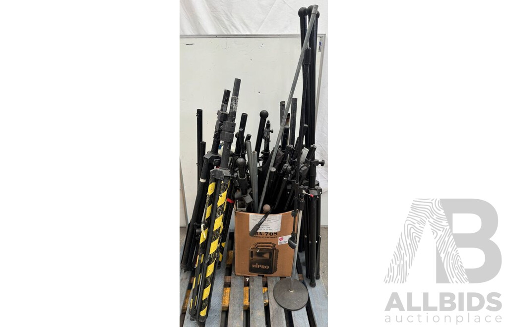 Various Lot of Assorted PA Tripods