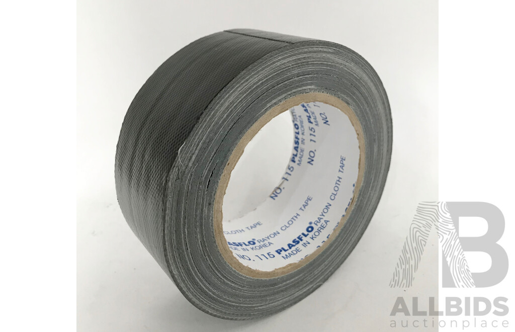 LK in Diamond Black Cloth Tape (48mm X 25m) - 30 Pack