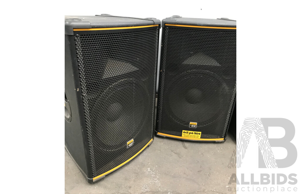 Tapco 69 Series 2-Way Loudspeakers - Lot of 4