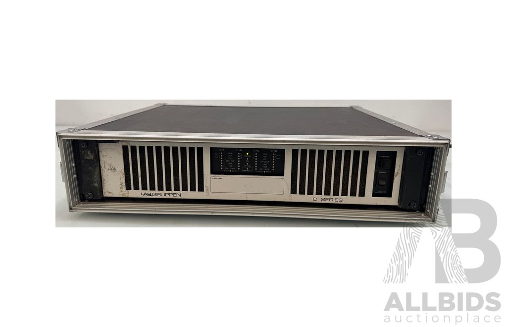 Lab Gruppen C Series Mid-Power Four-Channel Amplifier in Road Case