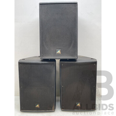 Australian Monitor 2 Way Full Range Speakers - Set of 3