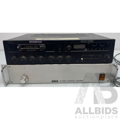 Audio Telex Receiver, Cassette Amplifier and Sedco Monitor Amplifier