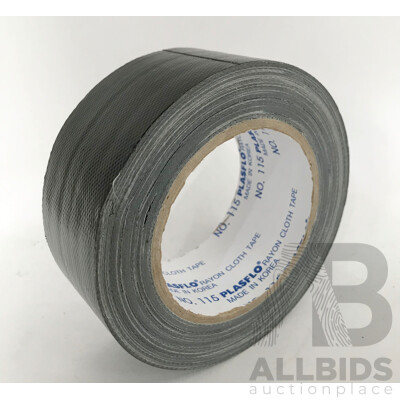 LK in Diamond Black Cloth Tape (48mm X 25m) - 30 Pack