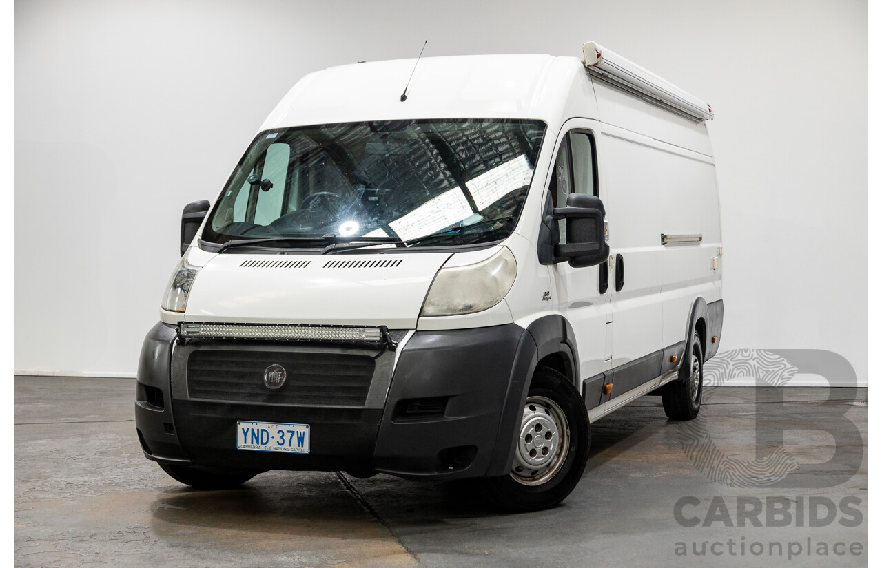 1/2012 Fiat Ducato Series II JTD Mid-Roof MWB 4d Van White Turbo Diesel 2.3L - Motorhome Conversion - VOS As Seen Online