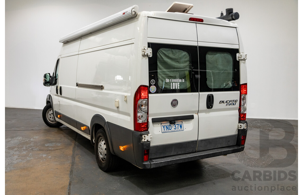 1/2012 Fiat Ducato Series II JTD Mid-Roof MWB 4d Van White Turbo Diesel 2.3L - Motorhome Conversion - VOS As Seen Online