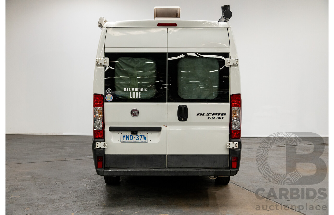 1/2012 Fiat Ducato Series II JTD Mid-Roof MWB 4d Van White Turbo Diesel 2.3L - Motorhome Conversion - VOS As Seen Online