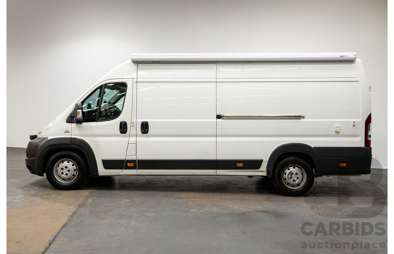 1/2012 Fiat Ducato Series II JTD Mid-Roof MWB 4d Van White Turbo Diesel 2.3L - Motorhome Conversion - VOS As Seen Online