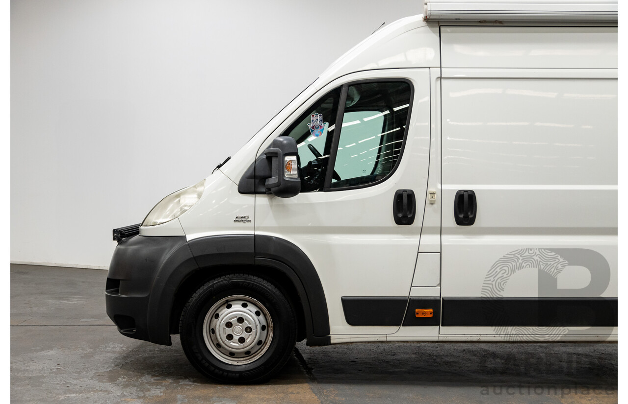 1/2012 Fiat Ducato Series II JTD Mid-Roof MWB 4d Van White Turbo Diesel 2.3L - Motorhome Conversion - VOS As Seen Online