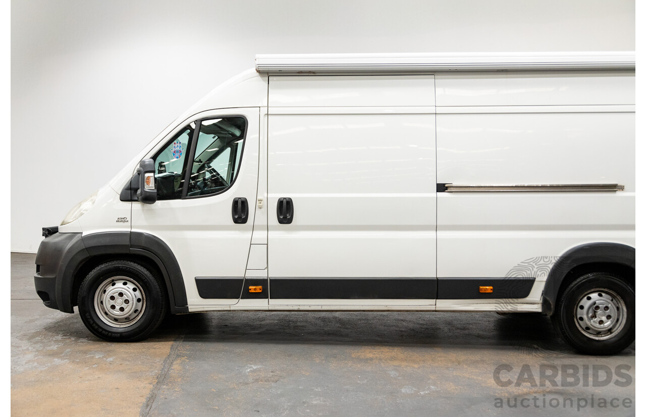 1/2012 Fiat Ducato Series II JTD Mid-Roof MWB 4d Van White Turbo Diesel 2.3L - Motorhome Conversion - VOS As Seen Online