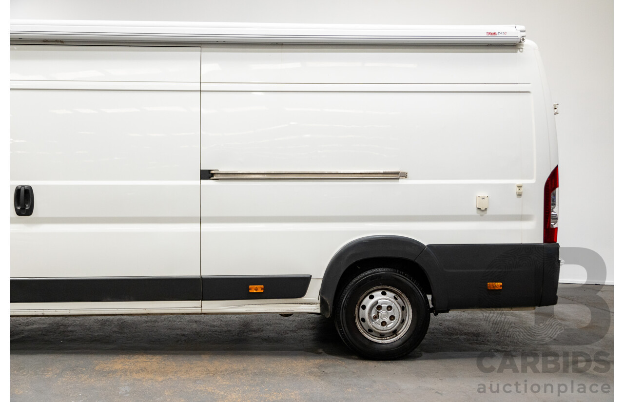 1/2012 Fiat Ducato Series II JTD Mid-Roof MWB 4d Van White Turbo Diesel 2.3L - Motorhome Conversion - VOS As Seen Online