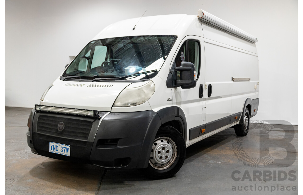 1/2012 Fiat Ducato Series II JTD Mid-Roof MWB 4d Van White Turbo Diesel 2.3L - Motorhome Conversion - VOS As Seen Online