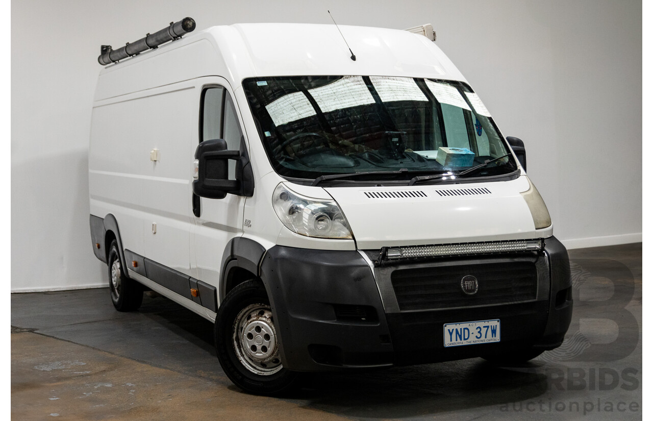 1/2012 Fiat Ducato Series II JTD Mid-Roof MWB 4d Van White Turbo Diesel 2.3L - Motorhome Conversion - VOS As Seen Online