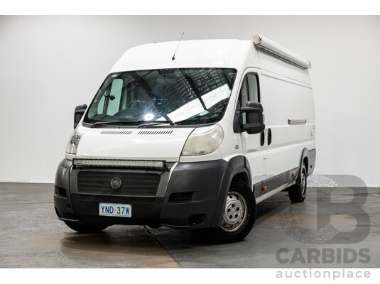 1/2012 Fiat Ducato Series II JTD Mid-Roof MWB 4d Van White Turbo Diesel 2.3L - Motorhome Conversion - VOS As Seen Online