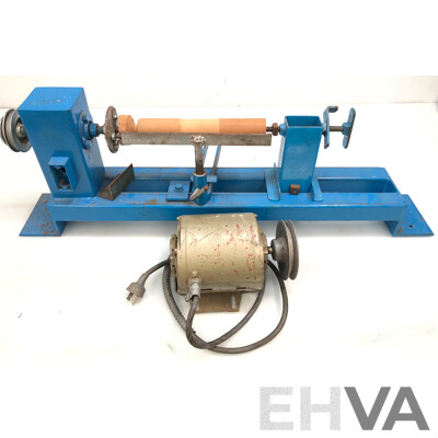 Belt Drive Wood Lathe with Pope Electric Motor