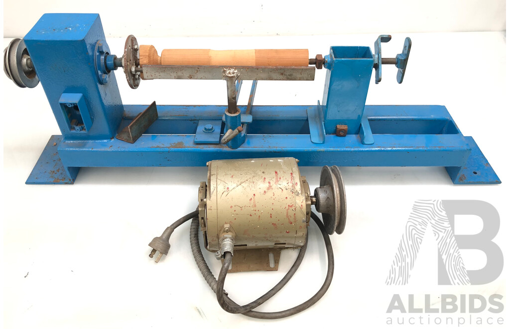 Belt Drive Wood Lathe with Pope Electric Motor