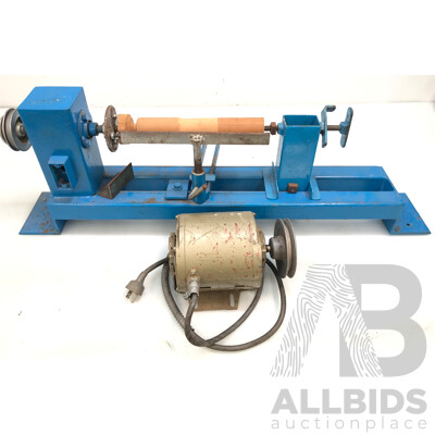 Belt Drive Wood Lathe with Pope Electric Motor