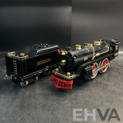 LIONEL No.1-390-E ''Standard '' BILD-A-LOCO Train Engine with Tender