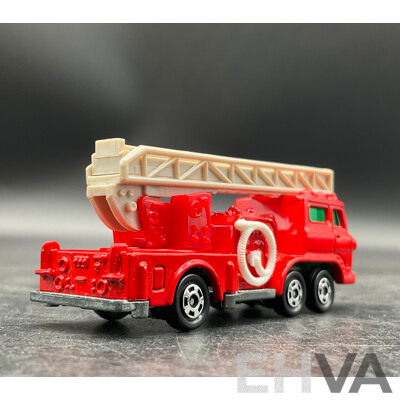 TOMICA Black Box Retired No. 29 HINO Aerial Ladder Fire Truck Diecast Car 1/125 - Made in Japan