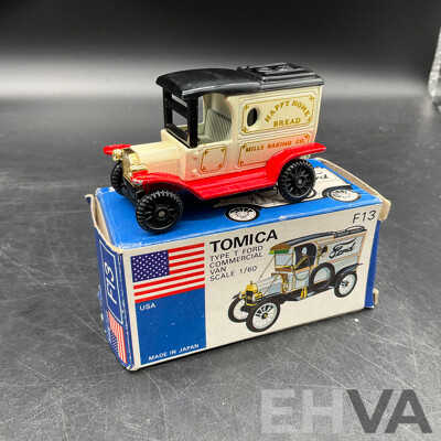 Assorted of TOMICA 1/60 USA & ENGLAND Diecast Car  - Made in Japan - Lot of 7